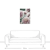 Lilac Dahlias 20" x 30" Canvas Wall Art
