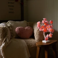 2ft. Pre-Lit Artificial Valentine's Day Twig Tree with 24 Rose Shaped LED Lights