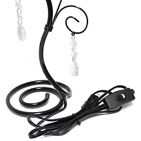 Creekwood Home Priva 19" Ivy Metal Winding Table Lamp