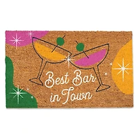 30" x 18" Best Bar in Town Doormat