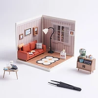 Rolife® Super Creator Cozy Living Lounge DIY Miniature Kit