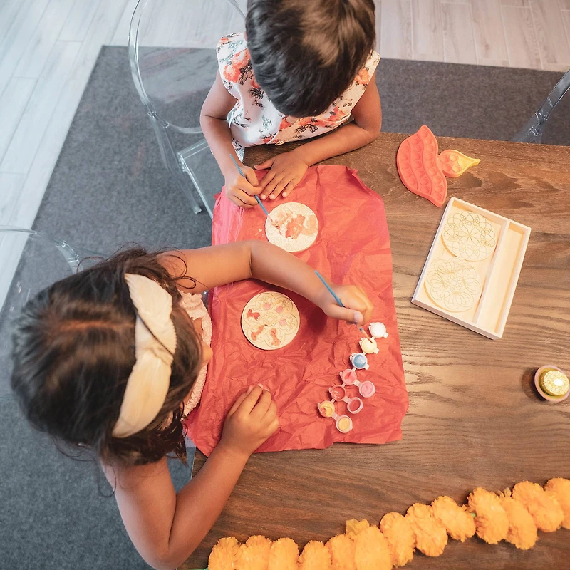 Kulture Khazana Make Your Own Rangoli Coaster Kit