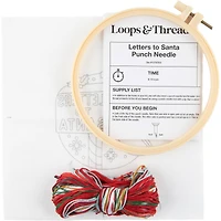 6" Letters to Santa Punch Needle Kit by Loops & Threads®