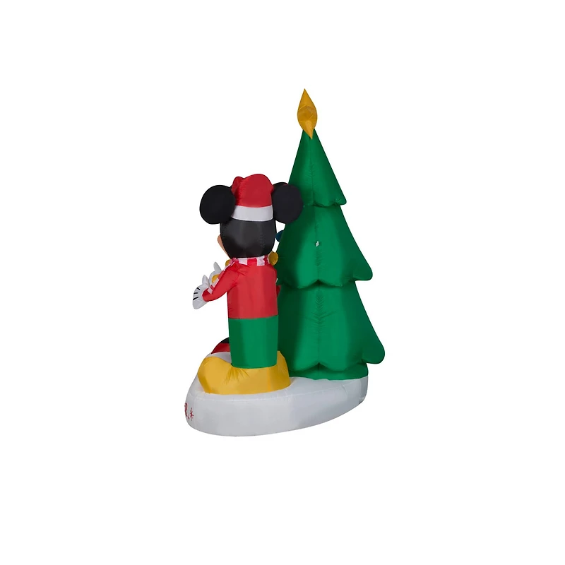 6ft. Airblown® Inflatable LED Mickey & Minnie Christmas Scene