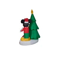 6ft. Airblown® Inflatable LED Mickey & Minnie Christmas Scene