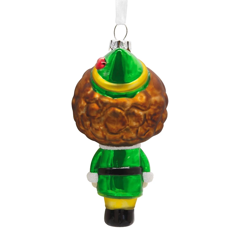 4.5" Buddy the Elf Blown Glass Christmas Ornament