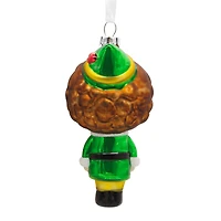 4.5" Buddy the Elf Blown Glass Christmas Ornament