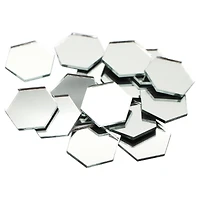 1" Hexagon Glass Mirrors, 50ct. by Make Market®