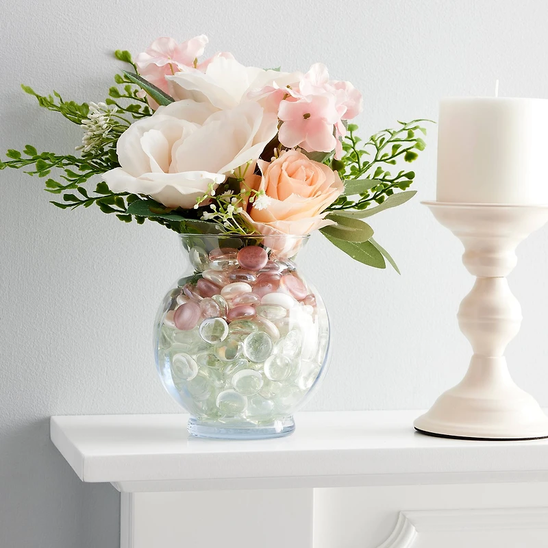 Cream & Pink Glass Gems By Ashland™