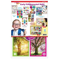Trend Enterprises® Early FUNdamental Skills Wipe Off Learning Set