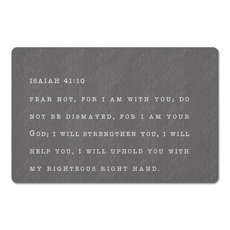 18" x 27" Fear Not I Am Your God Floor Mat