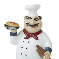 Set of 3" White Polystone Traditional Sculpture, 5" x 3" x 2"