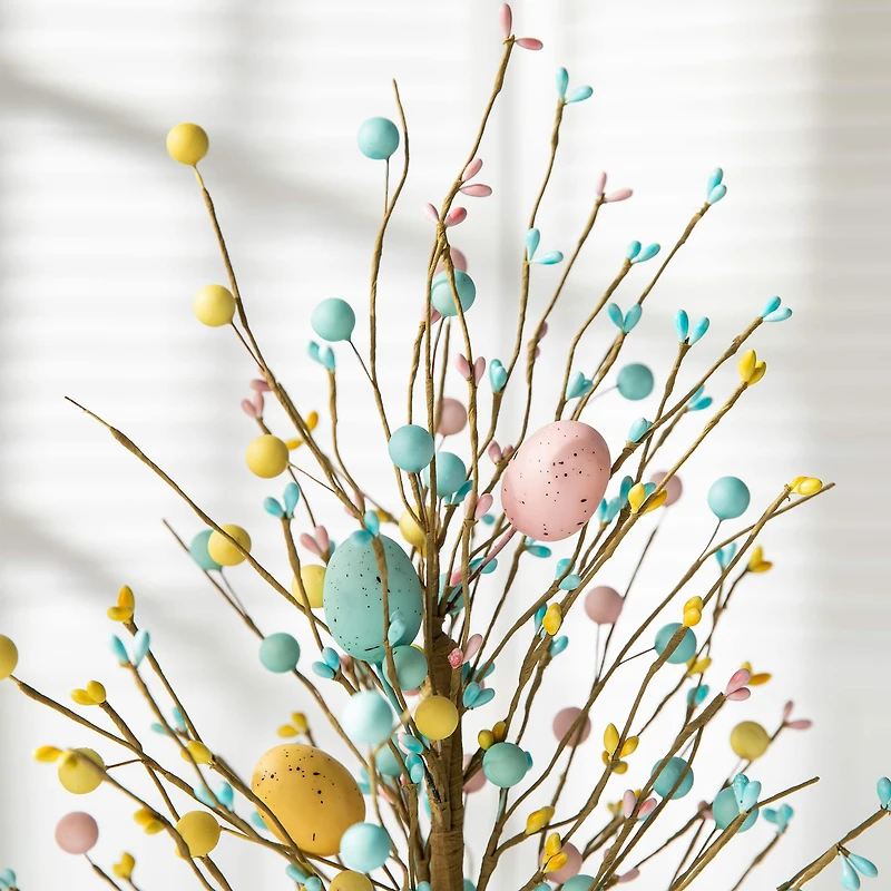 Glitzhome® 18" Easter Eggs Tabletop Tree