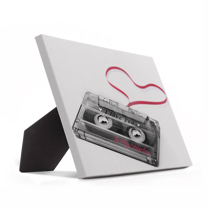 Mix Tape Love 8" x 10" Tabletop Canvas