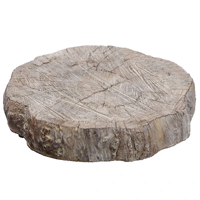 2" Wood Log Low Cement Pedestal