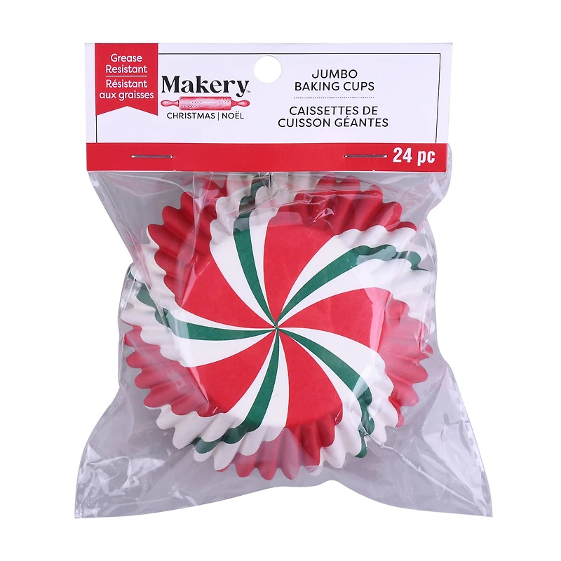 Peppermint Baking Cups by Makery