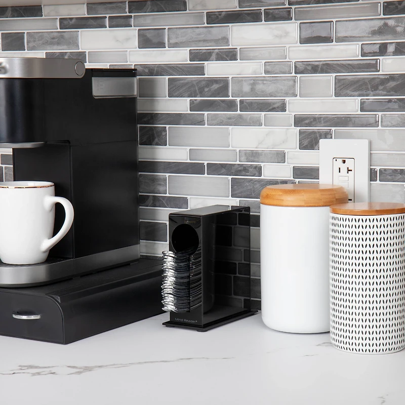 Mind Reader Foundation Collection Black Utensil Dispenser, 2ct.