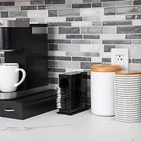 Mind Reader Foundation Collection Black Utensil Dispenser, 2ct.