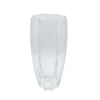 11.5" Clear Fluted-Edge Glass Vase by Ashland®