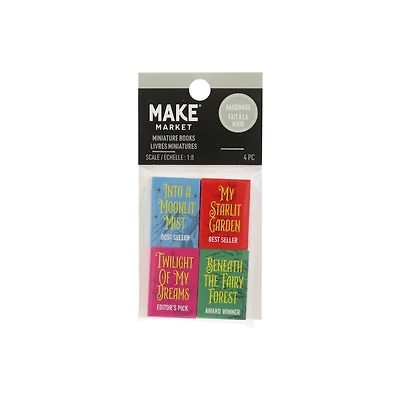 Miniature Colorful Books Set by Make Market®