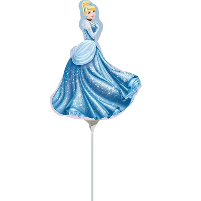 14" Cinderella Foil Stick Balloon