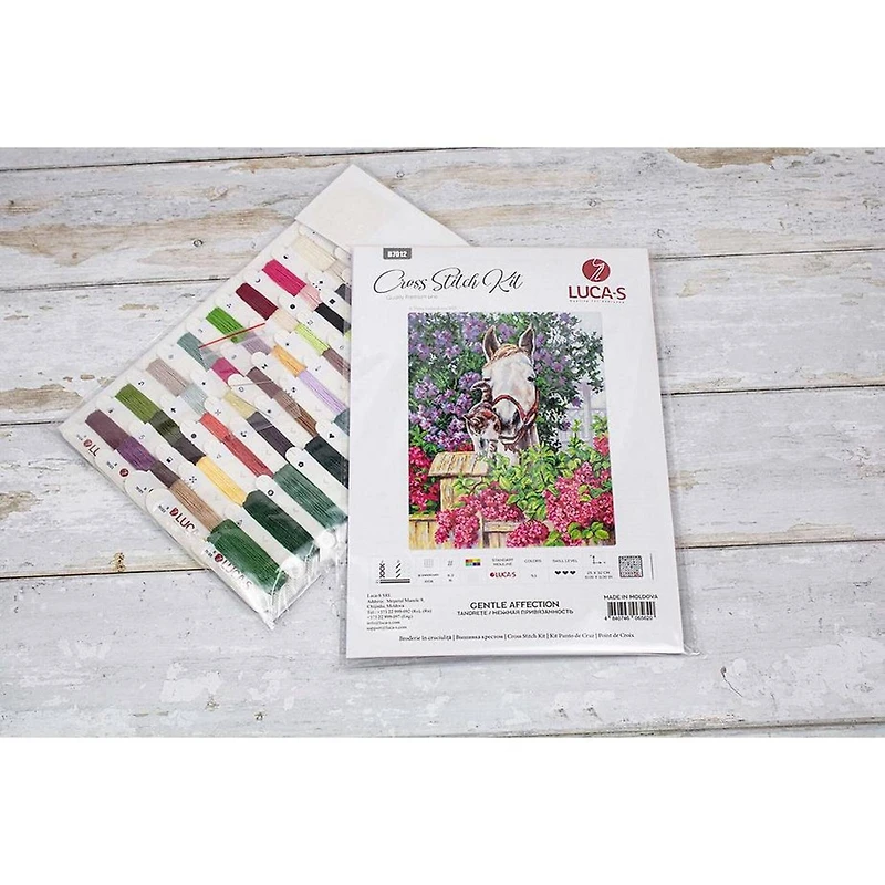 Luca-s Gentle Affection Counted Cross Stitch Kit