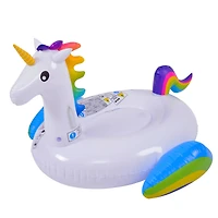 7ft. Jumbo Rainbow Unicorn Inflatable Pool Float