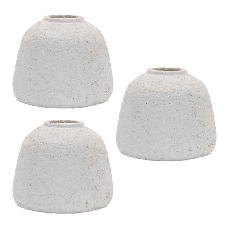 5" Distressed Terra Cotta Bud Vases, 3ct.