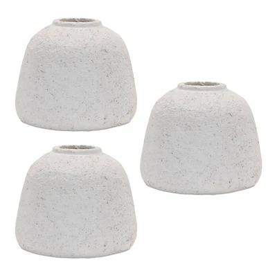 5" Distressed Terra Cotta Bud Vases, 3ct.