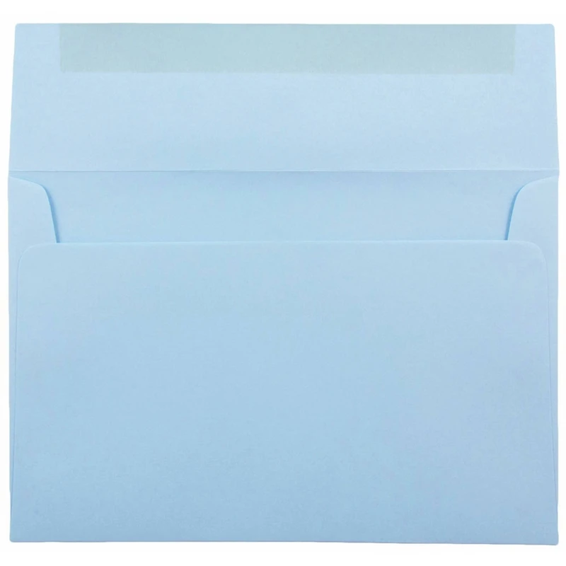 JAM Paper A9 Pastel Baby Blue Invitation Envelopes