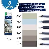 Faber-Castell® Goldfaber Sketch Architecture Dual Tip Alcohol Markers