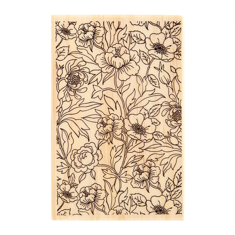 Flower & Foliage Wood Stamp by Recollections®