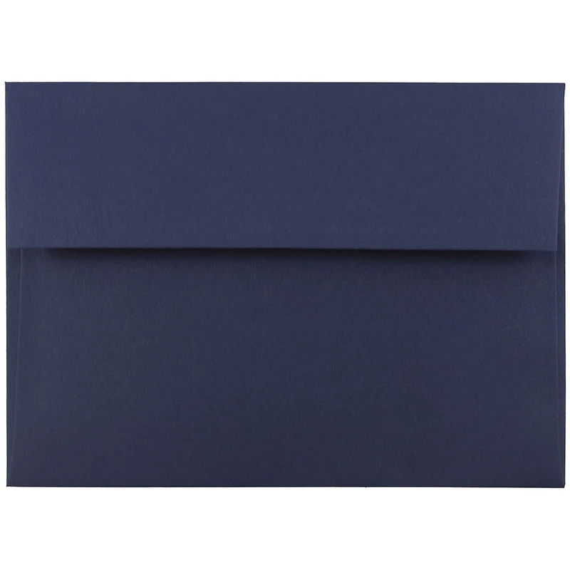 JAM Paper A7 Navy Blue Premium Invitation Envelopes