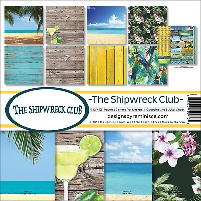 Reminisce Collection Kit 12"X12"-Shipwreck Club