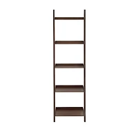 Brown Wood Traditional Shelving Unit, 69 " x 21 " x 14 "