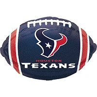 17" Houston Texans Football Foil Balloon