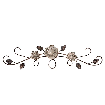 Habitat Decor 32" Astera Floral Metal Wall Art