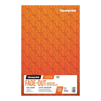 Clearprint™ Design Vellum Pad, 4 x 4 Grid