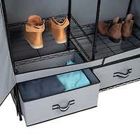 Honey Can Do 43" Clothes Storage Wardrobe With Drawers
