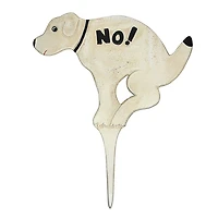 Design Toscano 20" No Pausing Pooch Lawn Stake Sign
