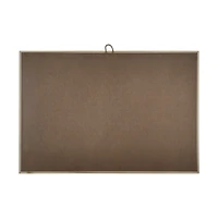 17" x 25" White Plaque with Natural Wood Frame by Make Market®