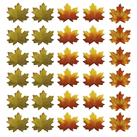 Yellow, Orange & Green Maple Leaves with Shimmer, 30ct. by Ashland®