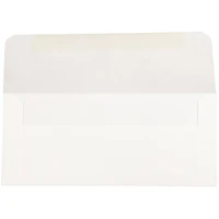 JAM Paper 3" x 6.7" White Booklet Commercial Money Envelopes