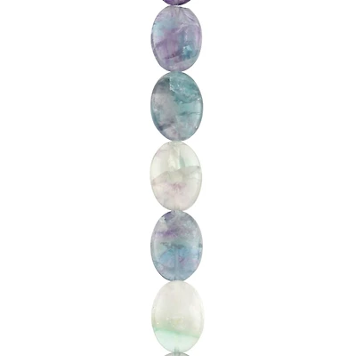 Flourite Oval Beads, 18mm by Bead Landing™