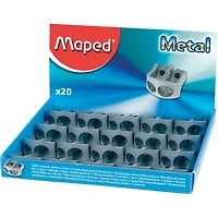 Maped® Classic 2-Hole Metal Sharpener, 20ct.