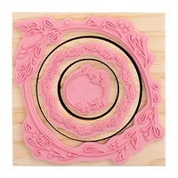 Nesting Circle Wreath Wood Stamp Set by Recollections™