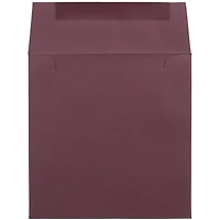JAM PAPER 6 x 6 Premium Square Invitation Envelopes, Burgundy, 25/Pack