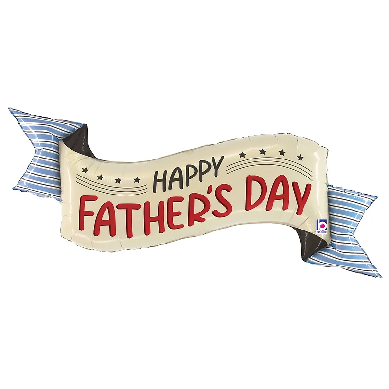 51" Fathers Day Banner Foil Balloon