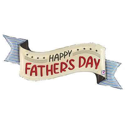 51" Fathers Day Banner Foil Balloon