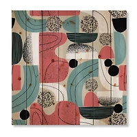 Designart - Retro Shapes With Abstract Suns and Moons III